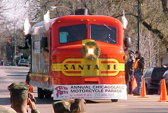 Toys for Tots parade in Chicago 2000