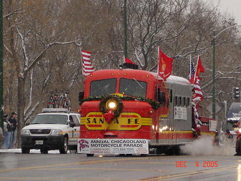 2005 Toys for Tots parade in Chicago