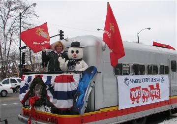 2010 Toys for Tots parade in Chicago