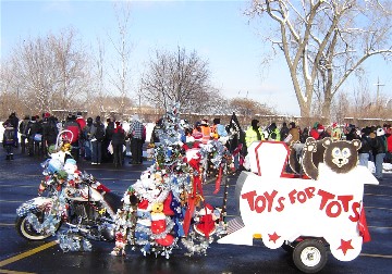 2010 Toys for Tots parade in Chicago