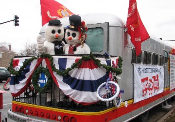 2011 Toys for Tots parade in Chicago